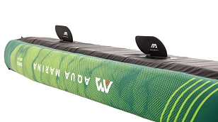 Каноэ надувное трехместное с веслами Aqua Marina Ripple-370 12'2" S22 для серфинга Каноэ надувное трехместное с веслами Aqua Marina Ripple-370 12'2" S22