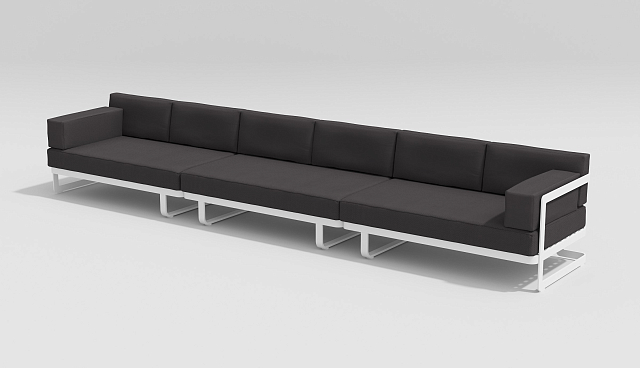 Лаунж зона Gardenini Hacienda Белый / Антрацит 