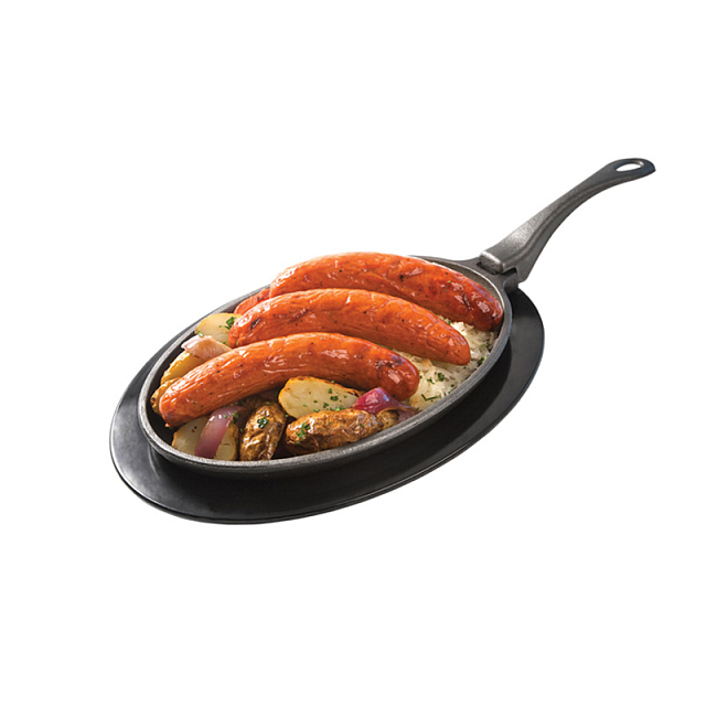 Чугунная сковорода со съемной ручкой Napoleon (овальная)