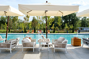 Кресло 4SIS Сан Ремо, каркас, каркас белый, роуп бежевый, ткань бежевая