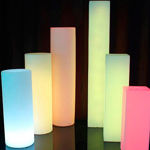 Светящийся LED цилиндр LightHouse Tower 70 см 220 V RGB для сада и загородного дома Светящийся LED цилиндр LightHouse Tower 70 см 220 V RGB, уличное оборудование