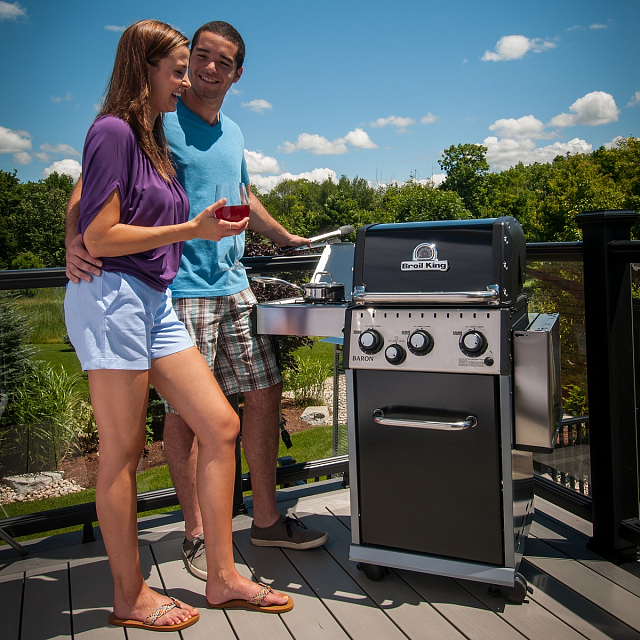гриль газовый broil king baron 340