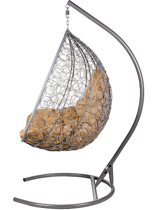 Подвесное кресло Bozollo Capiente Grigio, садовая мебель