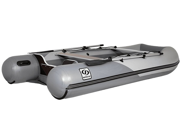 Лодка ПВХ Фрегат 370 Air (НДНД) серая