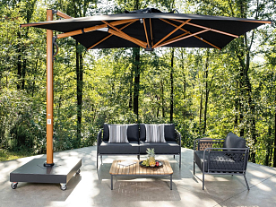 Зонт профессиональный Scolaro Astro Timber для дачи Зонт профессиональный Scolaro Astro Timber, садовая мебель