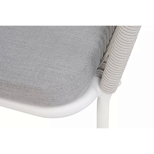 Стул 4SIS Марсель, каркас RAL6036 муар, роуп зеленый, ткань темно-серая 027 для дачи Стул 4SIS Марсель, каркас RAL6036 муар, роуп зеленый, ткань темно-серая 027, садовая мебель