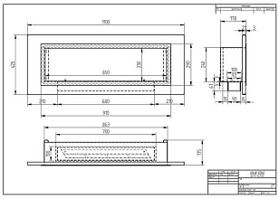 Биокамин встраиваемый ZeFire Florida, товары для загородного дома
