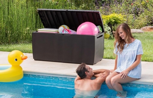 Ящик для хранения Keter Rattan Capri 305L коричневый 