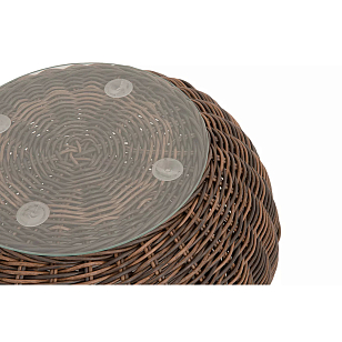 Кофейный столик 4SIS Барселона, цвет коричневый для дачи Кофейный столик 4SIS Барселона, цвет коричневый, садовая мебель