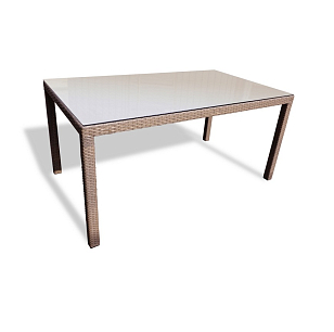 Плетеный стол Joygarden Rome 180 см, садовая мебель