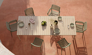 Стол раздвижной Nardi Tevere 210 Цвет: бежевый, садовая мебель