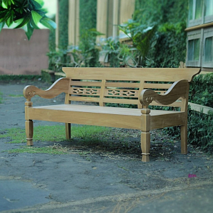 Скамейка из тика Lite Kuching, садовая мебель