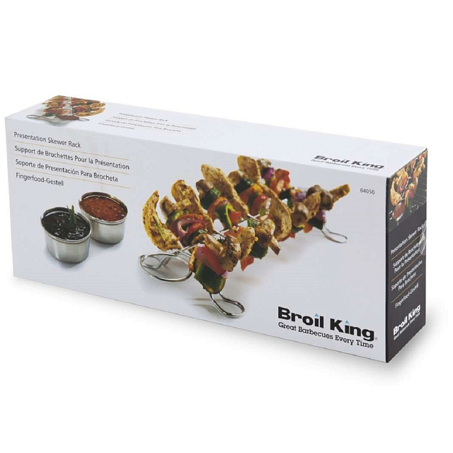 Подставка для шашлыка с соусницами Broil King