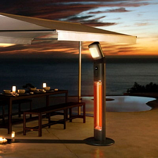 Уличный электрический обогреватель Hügett Apollo Pepel, уличное оборудование