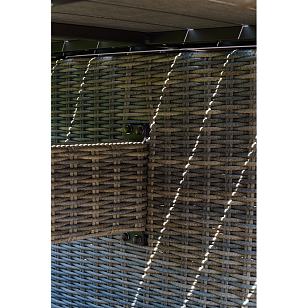 Лаунж стол Lite Venezia 180 коричневый, садовая мебель