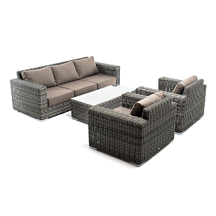 Лаунж-зона 4SIS Боно, цвет графит, садовая мебель