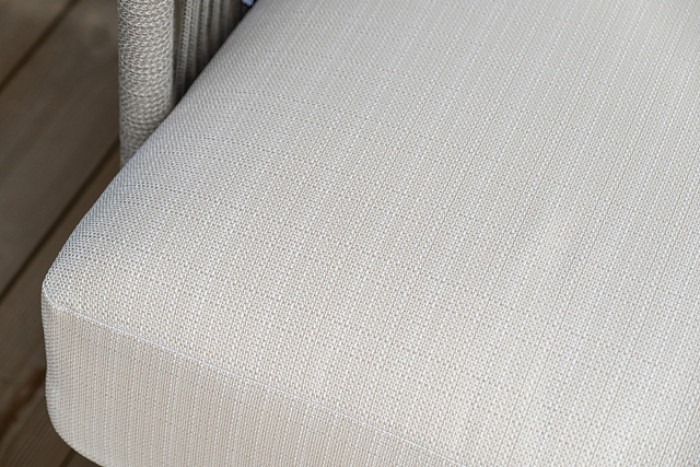 Лаунж-зона 4SIS Альбано 5-местная, 5-местная плетеная из роупа (веревки), каркас алюминиевый светло-серый, роуп серый меланж 