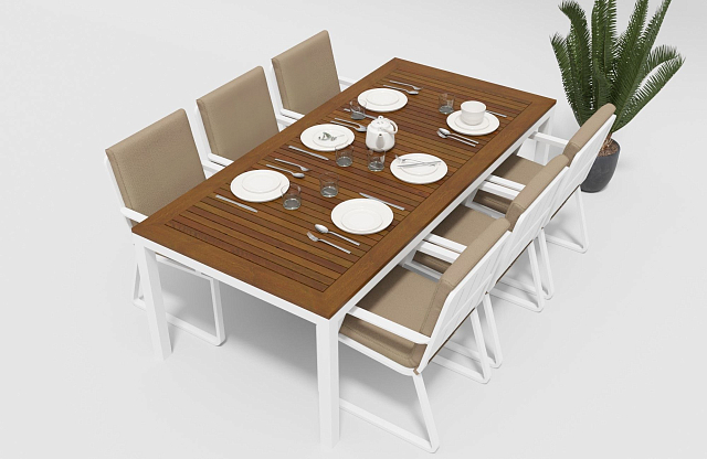 Обеденная зона Gardenini Bella Voglie Beige 220 