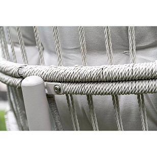 Подвесное кресло 4SIS Севилья, цвет светло-серый, садовая мебель