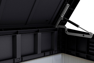 Высокий шкаф Keter Premiere XL 1150 л + 2 полки, садовая мебель