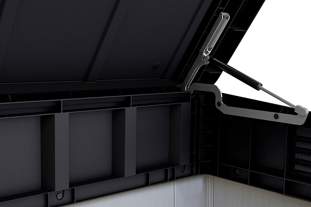 Высокий шкаф Keter Premiere XL 1150 л + 2 полки 