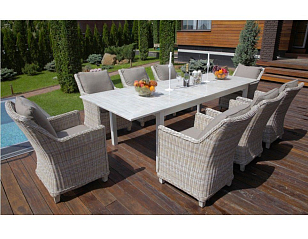 Кресло Lite Toscana бежевый для дачи Кресло Lite Toscana бежевый, садовая мебель