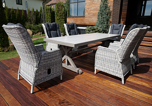 Раскладной стол Lite Верона 250, садовая мебель