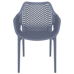 Кресло Siesta Contract Air XL Цвет: темно-серый для дачи Кресло Siesta Contract Air XL Цвет: темно-серый, садовая мебель