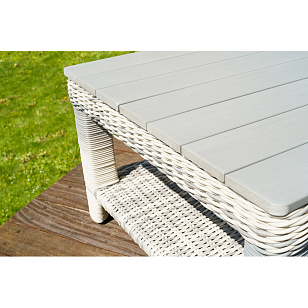 Стол кофейный Lite Venezia 180 серый, садовая мебель