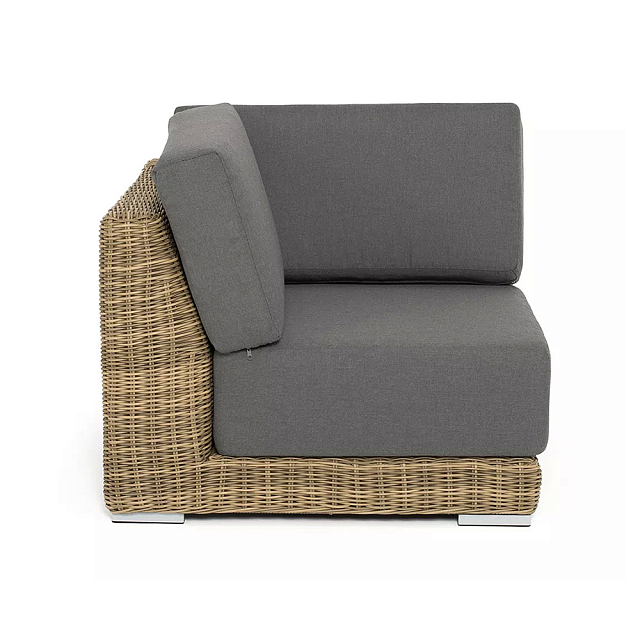 Модуль диванный угловой 4SIS Капри, цвет соломенный 