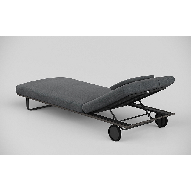 Шезлонг Gardenini Premium Hacienda S Карбон / Темно-серый 