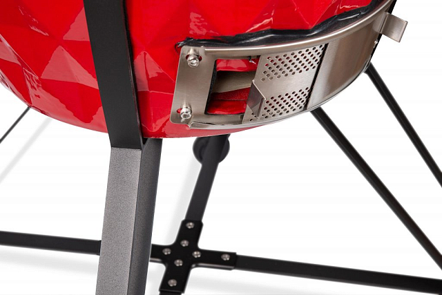 гриль керамический diamond egg xl цвет: красный