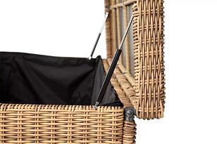 Плетёный сундук для хранения 4SIS Порту Цвет: соломенный, садовая мебель