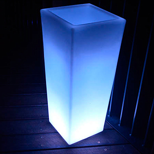 Светящееся кашпо LightHouse Flow XL 220 V RGB для сада и загородного дома Светящееся кашпо LightHouse Flow XL 220 V RGB, уличное оборудование