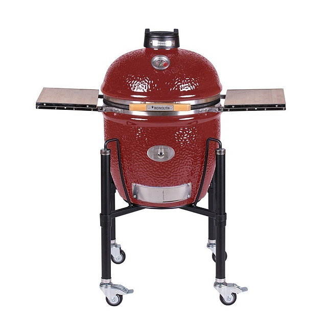 Керамический гриль Monolith Classic PRO 2.0 Red на ножках