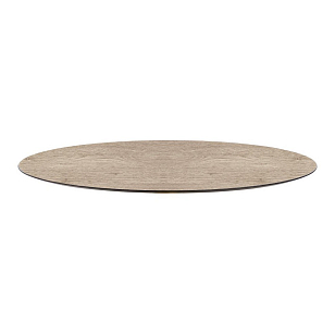 Столешница круглая Scab Design Compact Laminate для подстолья Nemo, Domino, Tiffany, Cross Цвет: состаренный дуб тортора, садовая мебель