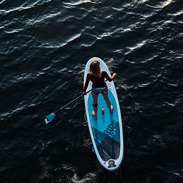 Весло SUP разборное RED PADDLE 2018 CARBON-CARBON (3 piece) LeverLock для серфинга
