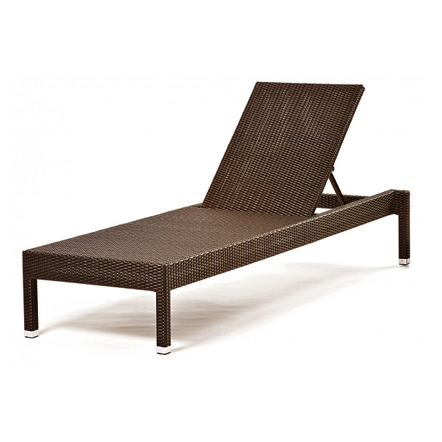 Шезлонг-лежак плетеный Tagliamento GS925 Цвет: коричневый 