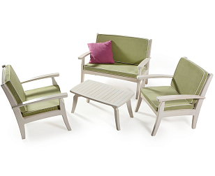 Диван Leda Аристократ из массива лиственницы, садовая мебель