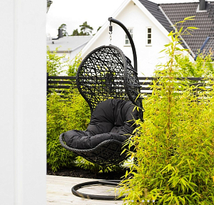 Подвесное кресло для сада Joygarden Cand black, садовая мебель