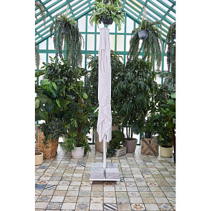 Зонт Lite Mistral 300 квадратный без волана Цвет: белый, садовая мебель