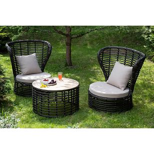 Кофейный комплект 4SIS Парма, цвет бронзовый, садовая мебель