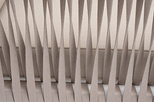 Кресло 4SIS Касабланка Цвет: белый муар, бежевый для дачи Кресло 4SIS Касабланка Цвет: белый муар, бежевый, садовая мебель