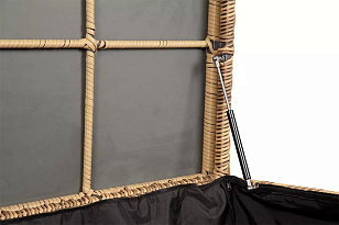 Плетёный сундук для хранения 4SIS Порту Цвет: соломенный, садовая мебель