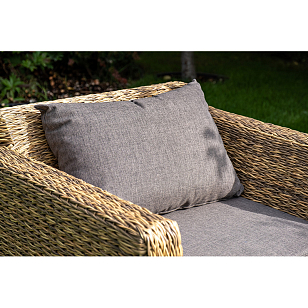 Лаунж-зона 4SIS Капучино Сингл (гиацинт), цвет соломенный для дачи Лаунж-зона 4SIS Капучино Сингл (гиацинт), цвет соломенный, садовая мебель