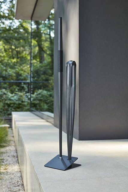 Набор трубка и щипцы на подставке OFYR Буффадо черный