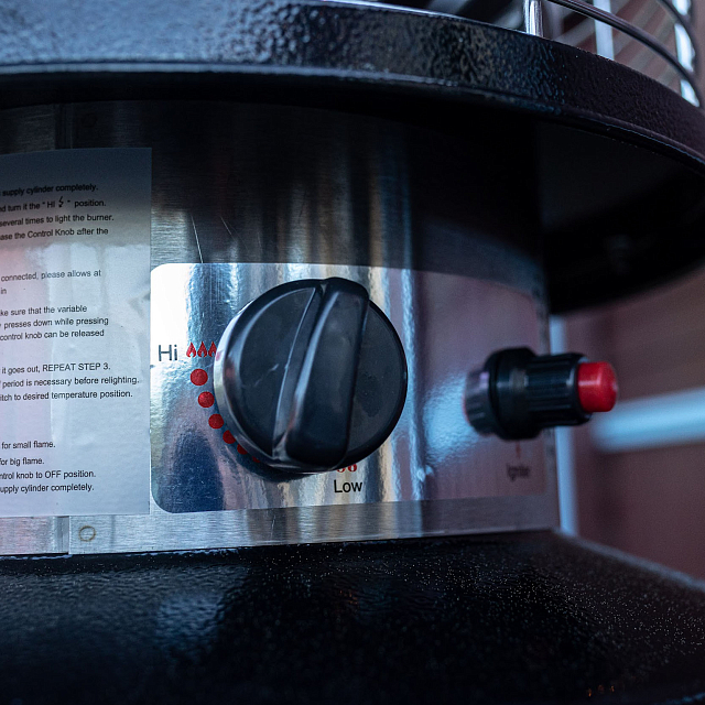 Уличный газовый обогреватель La Hacienda T1 Professional All Black 