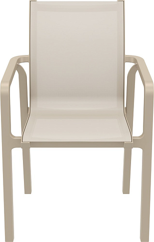 Кресло Siesta Contract Pacific Цвет: бежевый для дачи Кресло Siesta Contract Pacific Цвет: бежевый, садовая мебель