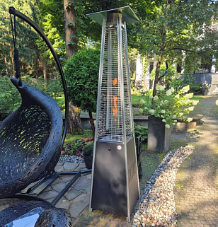 Уличный газовый обогреватель WWT 13I Black, уличное оборудование