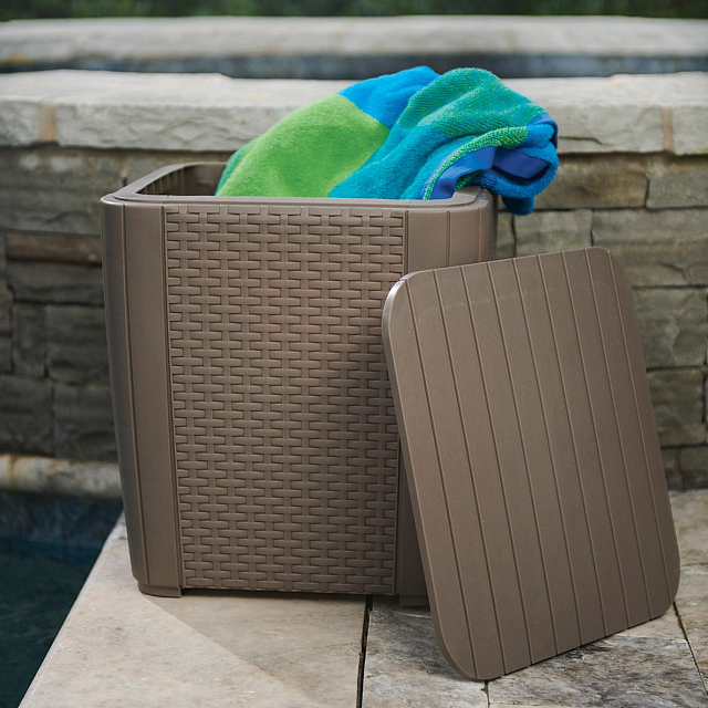 Стол-сундук Keter Luzon 115 л графит 